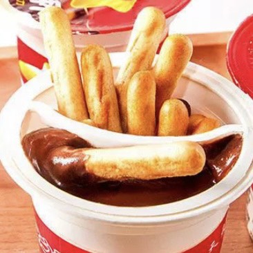 [Lốc 10 ly] Bánh que chấm socola Choco Galletin Thái Lan 150g