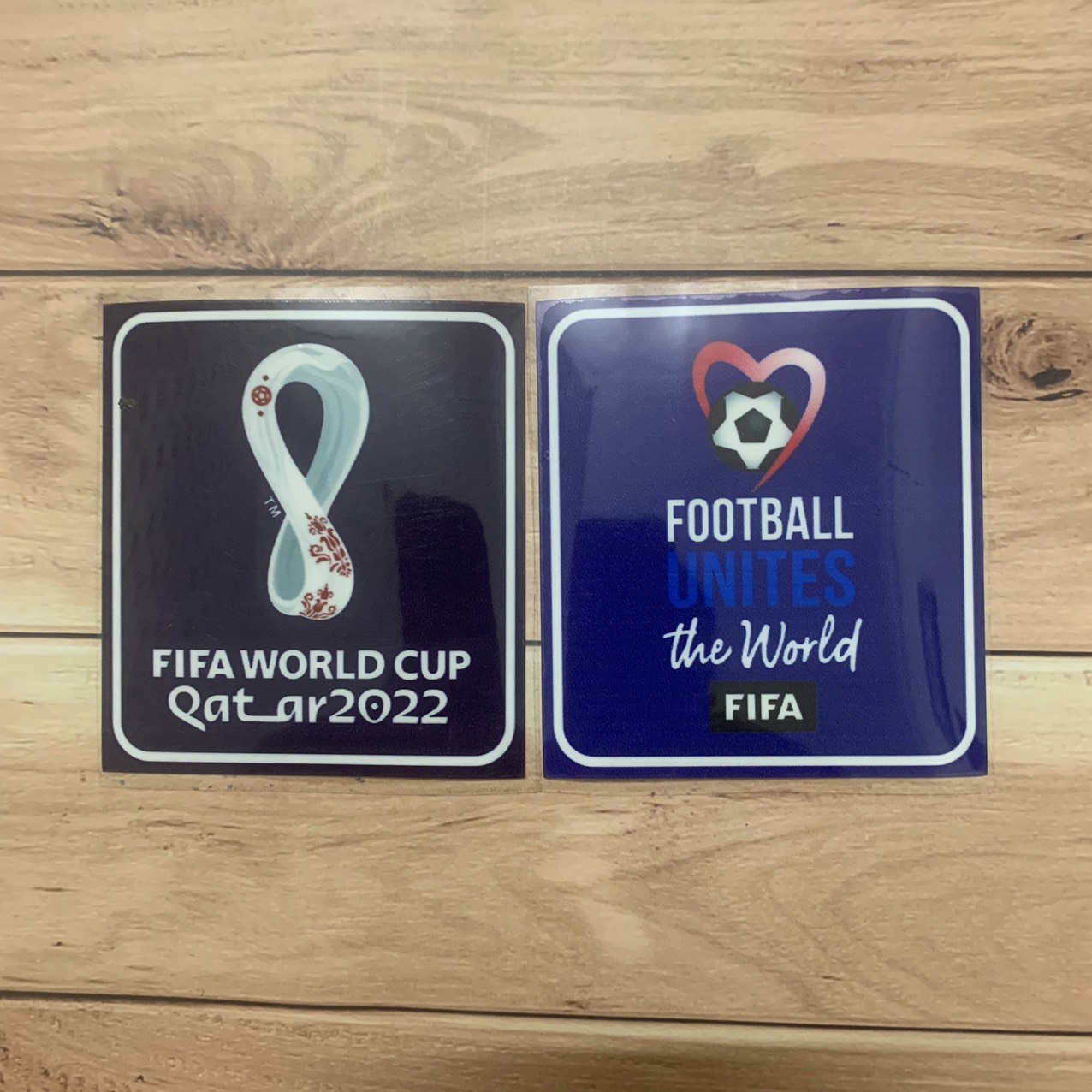 Logo Patch Tay Bóng Đá Chuẩn Thi Đấu - C1, EPL, Ligue 1 , WC 2022 ....