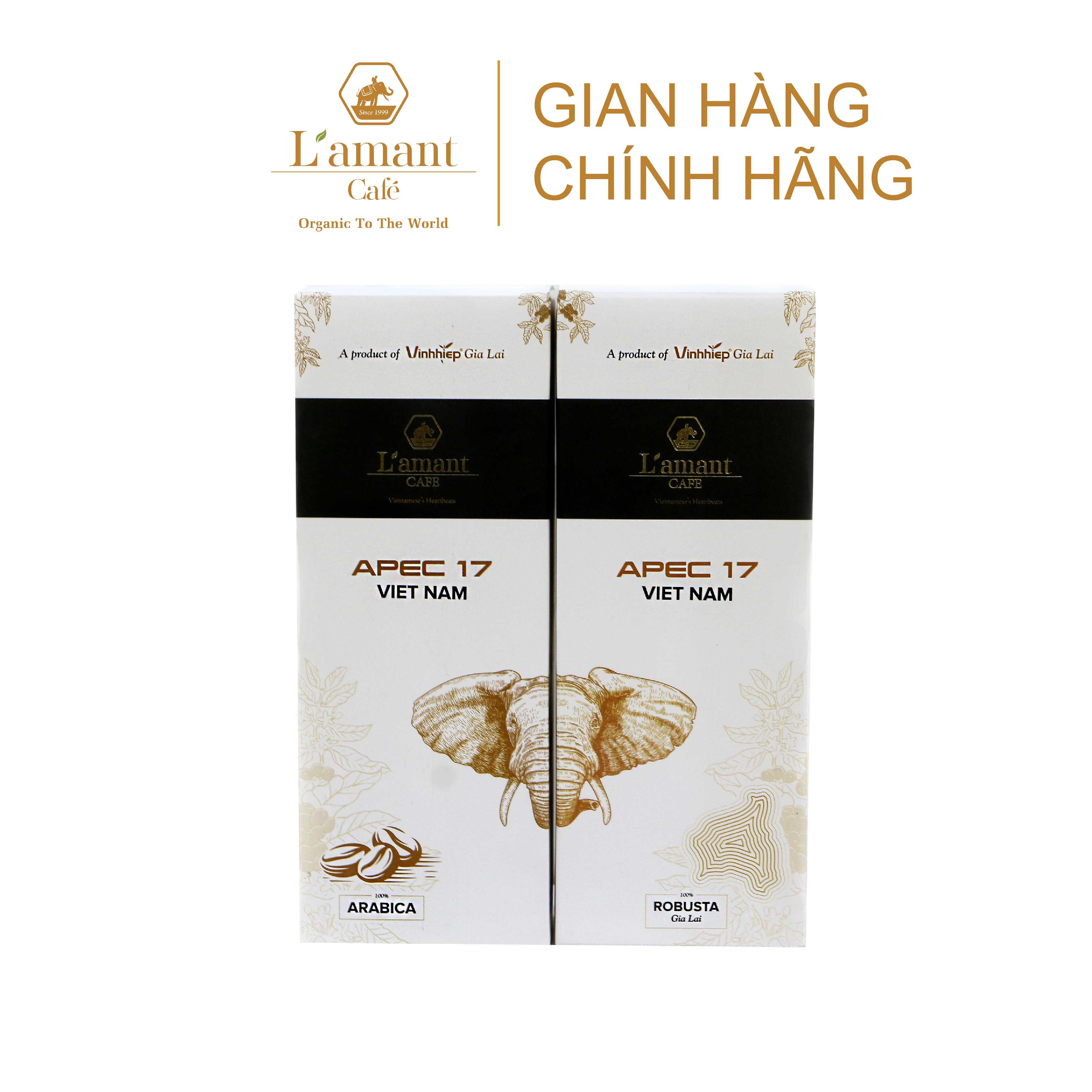 Cà phê rang xay L’amant APEC 2017 100% Robusta - L’amant APEC 2017 Robusta Ground Coffee