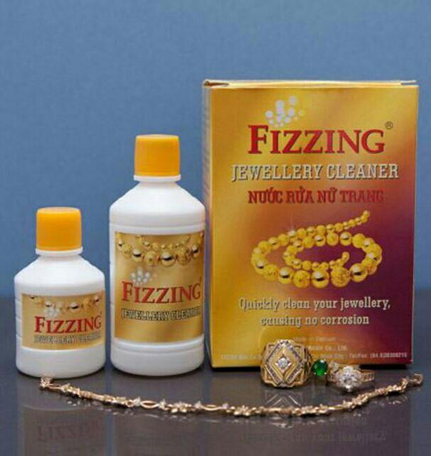 Nước Rửa Nữ Trang, Làm Sạch Và Làm Sáng Các Loại Trang Sức Vàng Bạc Fizzing 70ml