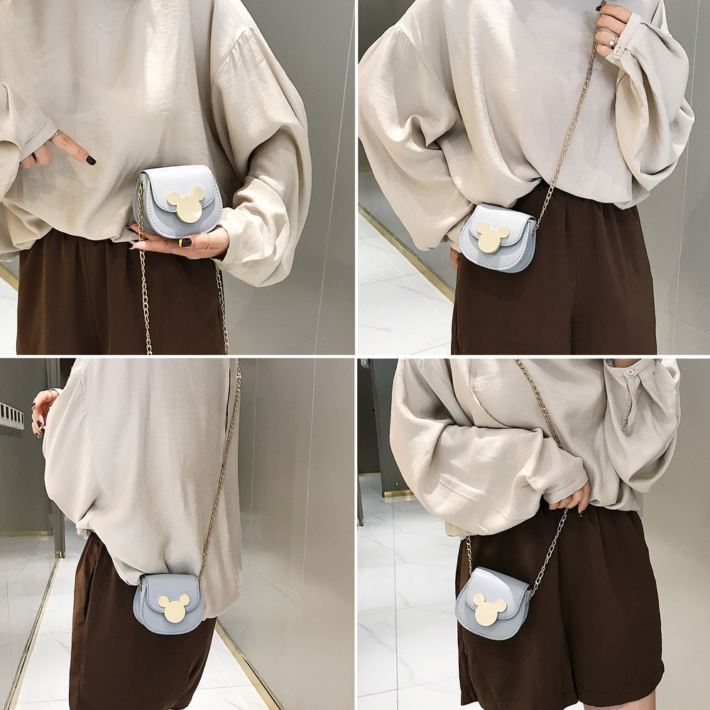 Túi Mini Nhỏ Đeo Chéo Khuy Tai Chuột - 100style