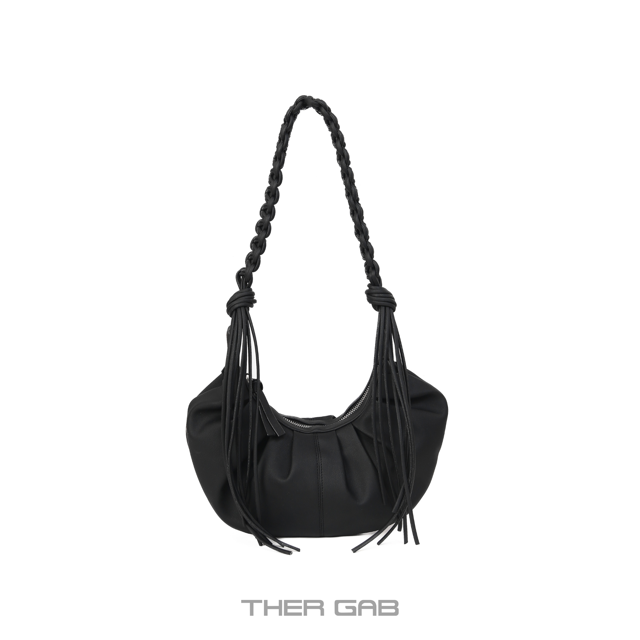 Ther Gab Clamshell Bag (Black)