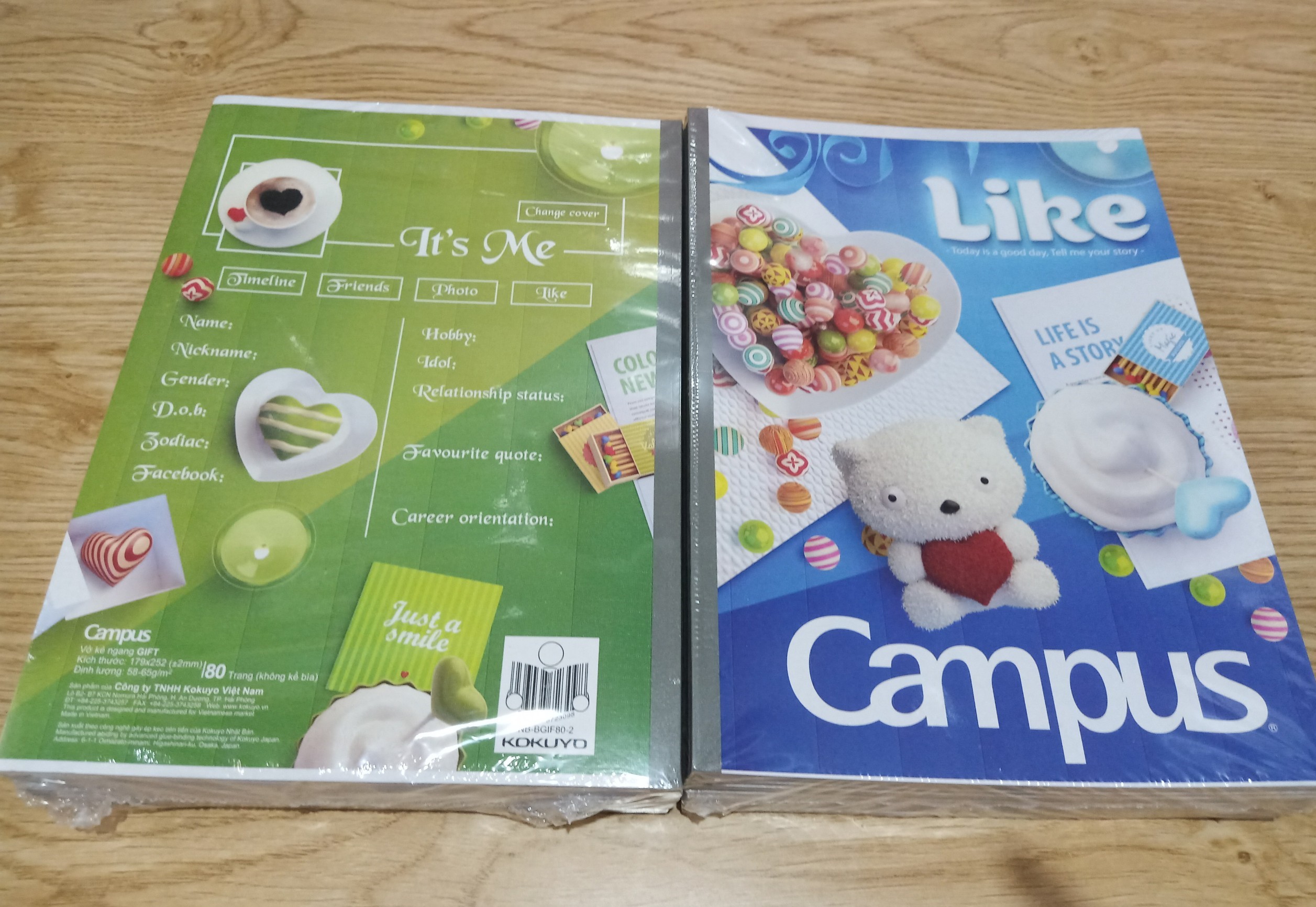 Vở Campus kẻ ngang Gift 80/120/200tr