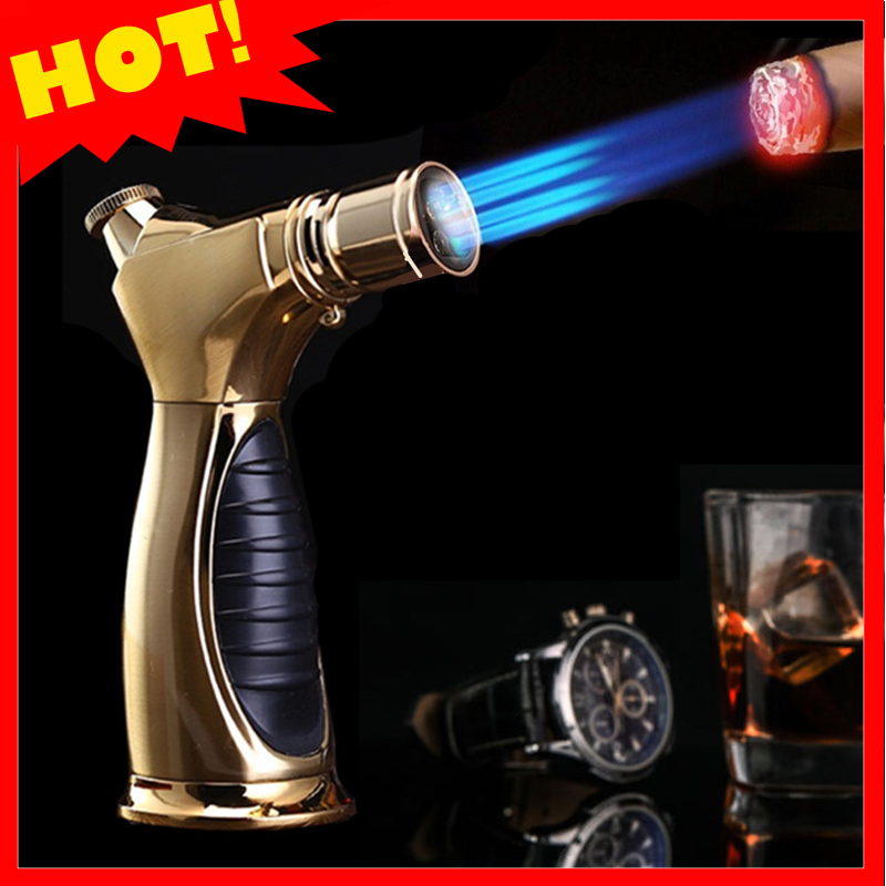 Hộp quẹt bật lửa khò để bàn 3 tia cao cấp Jobon ZB-613 - thiết kế đẹp độc lạ (KHÔNG CHỨA XĂNG GAS)