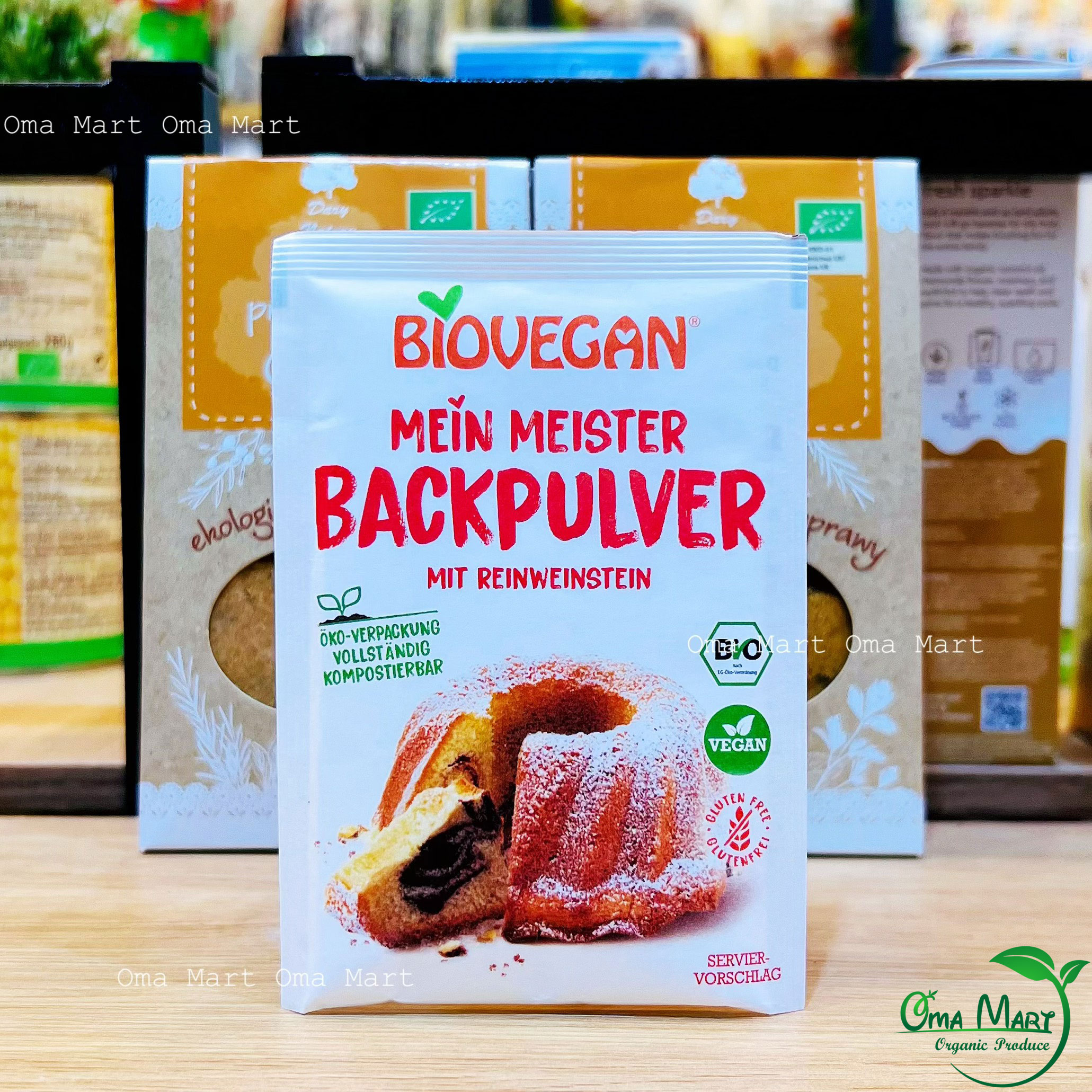 Baking powder organic biovegan 17g