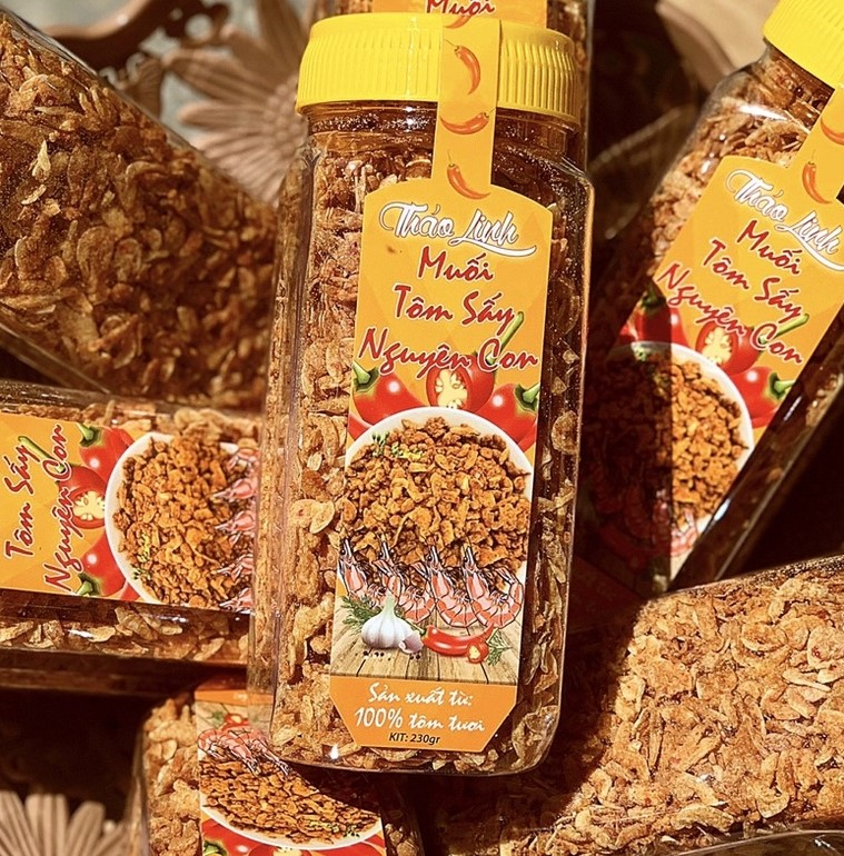 MUỐI TÔM SẤY NGUYÊN CON THẢO LINH