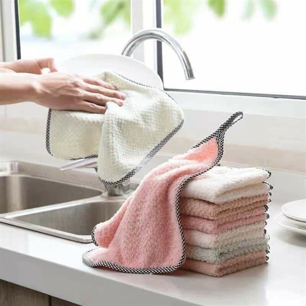 Riotex all-in-one multifunctional double-sided absorbent quick-drying towel with hanging hook