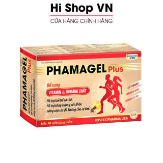 Viên uống bổ sung vitamin tổng hợp và khoáng chất Phamagel Plus bồi bổ cơ thumbnail
