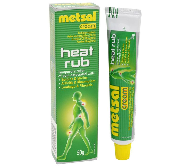 [HCM]Dầu xoa bóp Metsal heat rub cream 125gram