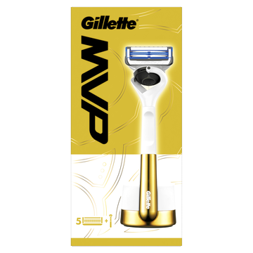 Dao Cạo Râu GILLETTE MVP 1 Cán + 5 Lưỡi