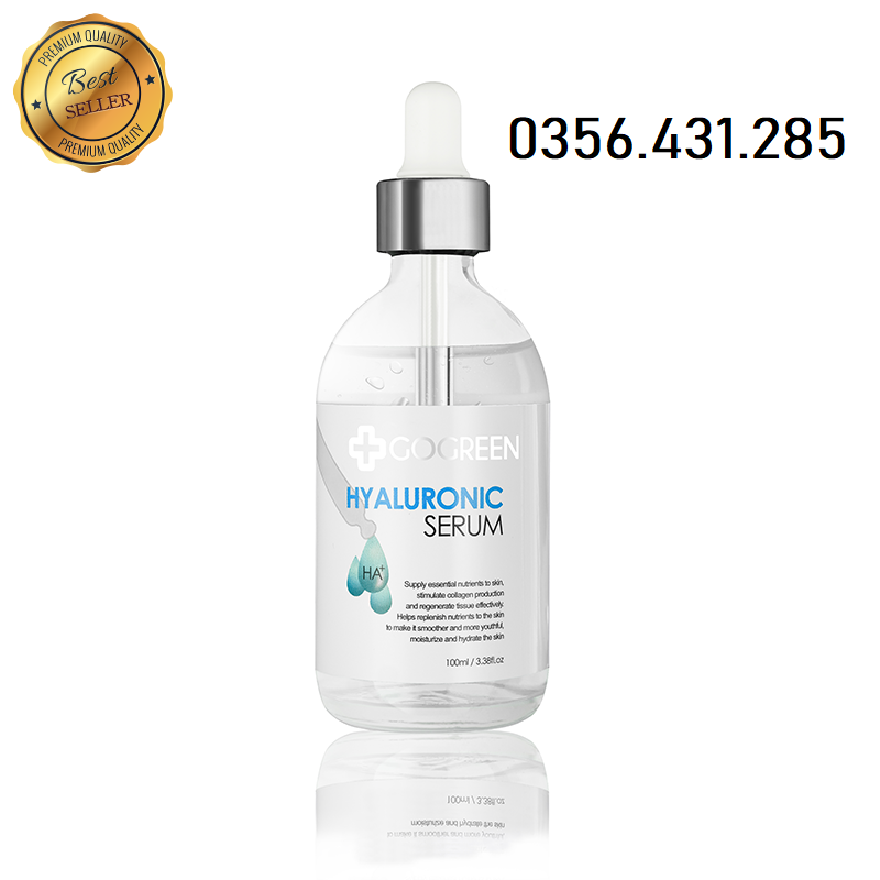 Serum cấp nước, căng bóng GoGreen SERUM HA+