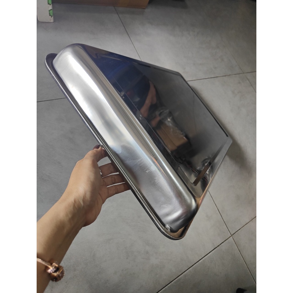 Khay Sâu Inox Dùng Bưng Bê / Đựng Thức Ăn