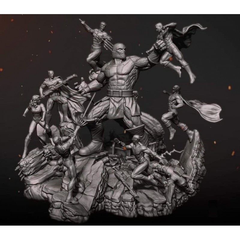 File in 3D Justice League vs Darkseid