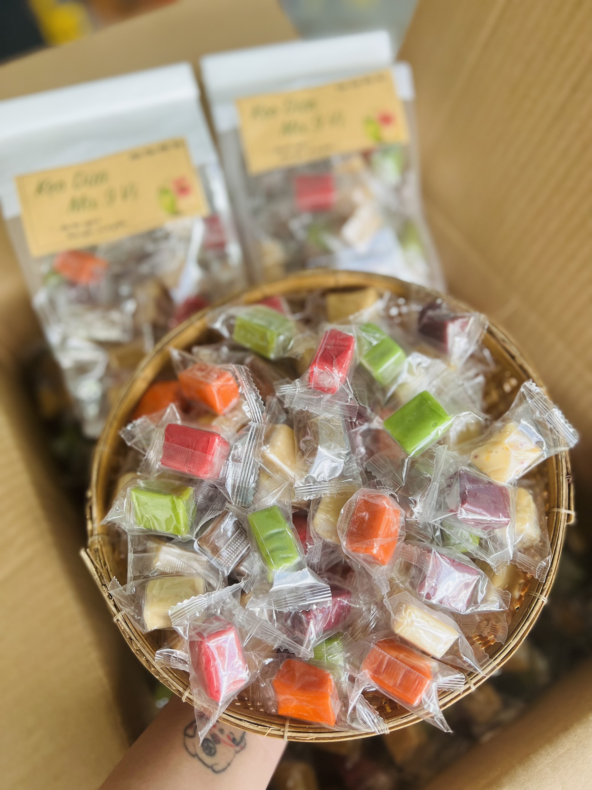 Kẹo Dừa Mix 9 Vị Thơm Ngon - đô ăn vặt