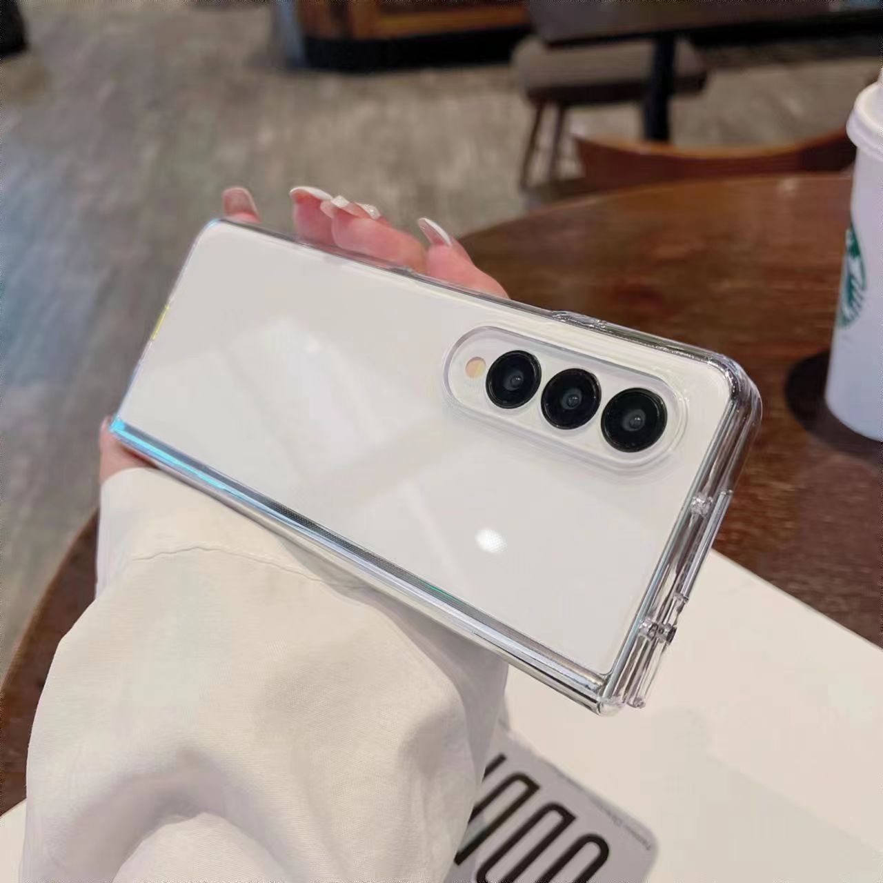 [13] Ốp lưng SAMSUNG nhựa cứng trong suốt Z Fold 4 Z Flip 4 Z Fold 3 Z Flip 3