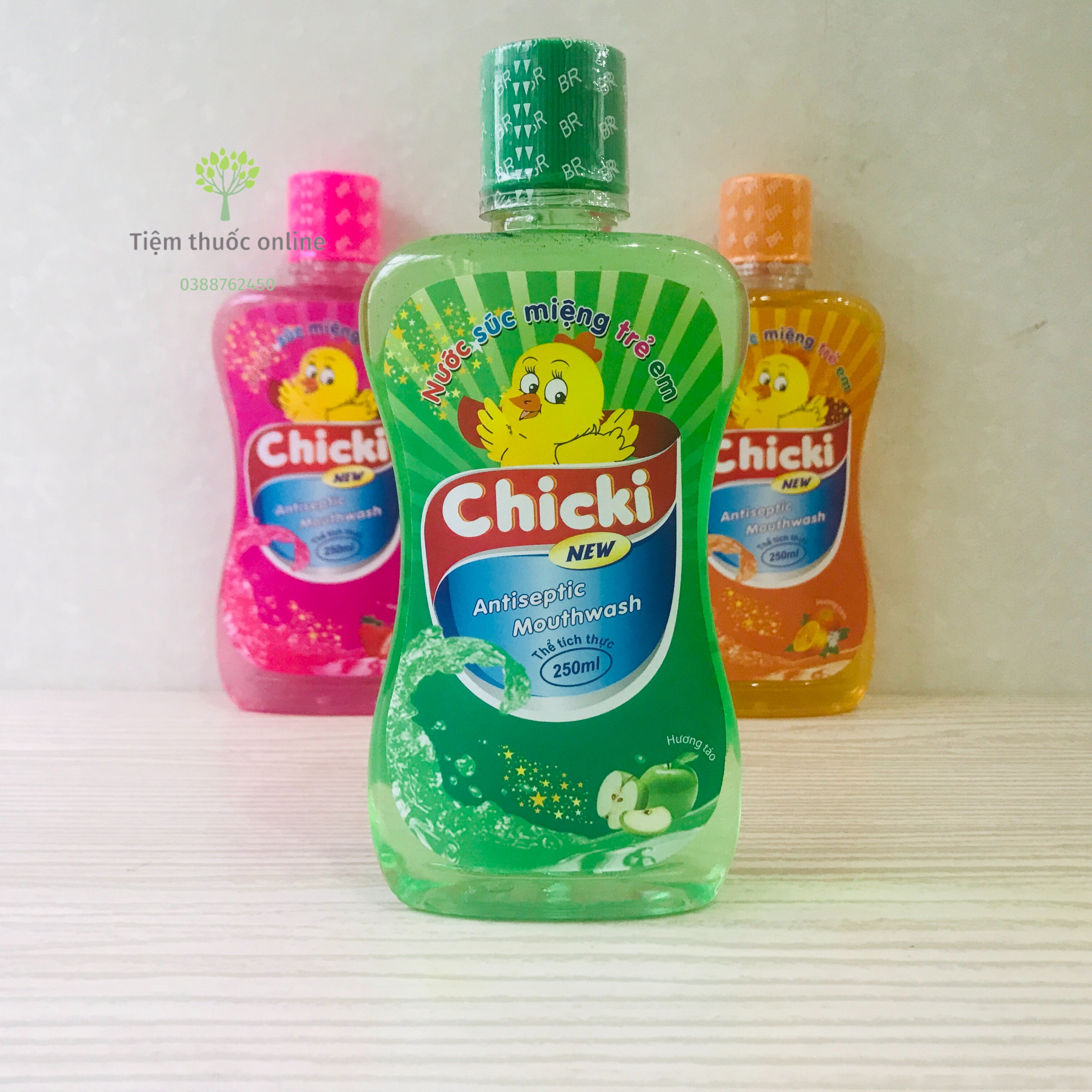 Nước súc miệng Chicki chai 250ml