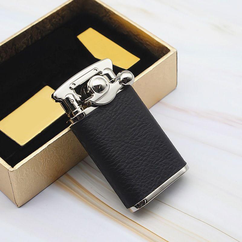 Hộp Quẹt Bật Lửa Xăng Đá Chief CF-018A Bọc Da - Đánh Lửa Tự Động - Hộp Quẹt Giữ Lửa Cực Tốt (KHÔNG CHỨA XĂNG GAS)