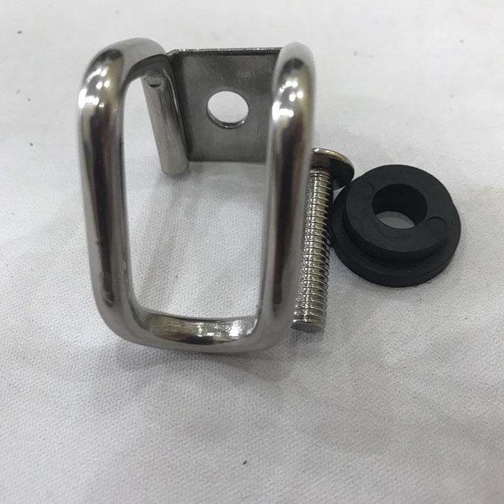 Móc treo đồ chữ U inox gắn xe máy