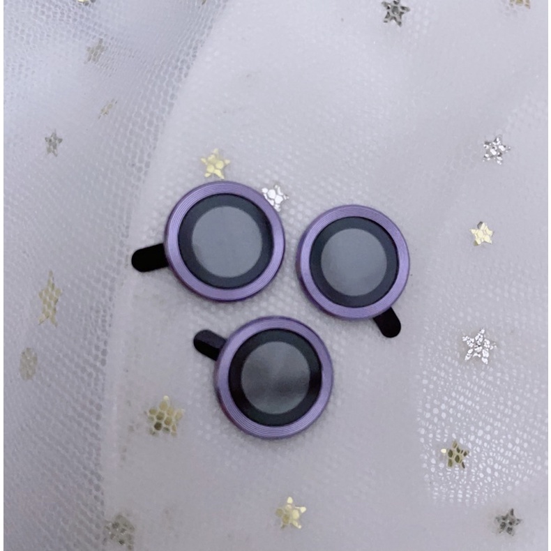 Viền mắt nhôm kính cường lực bảo vệ camera cho iphone 11/11pro/11promax/12/12mini/12pro/12promax/13/13pro/13promax