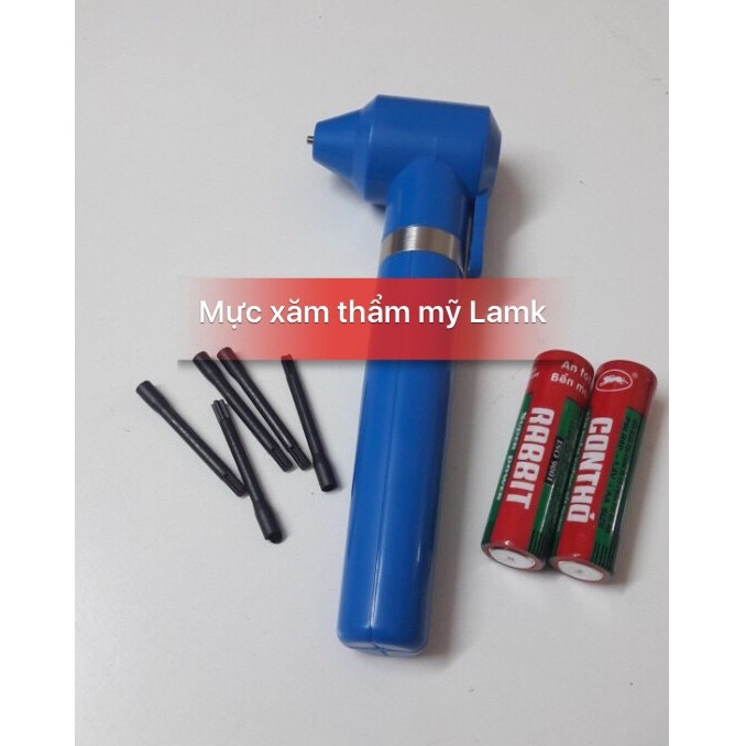 MÁY KHUẤY MỰC TRONG PHUN XĂM(KÈM PIN VÀ 5 QUE KHUẤY)
