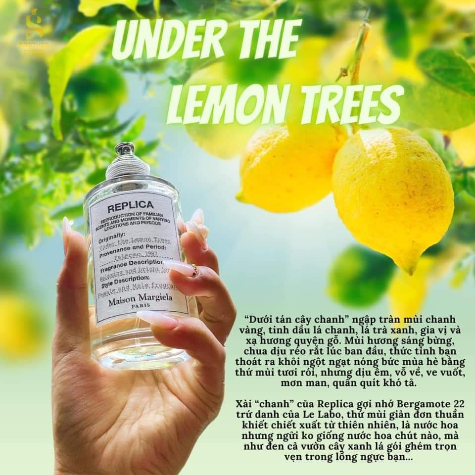 [10ML] Nước hoa unisex  R e p l i c a  Under Lemon Trees