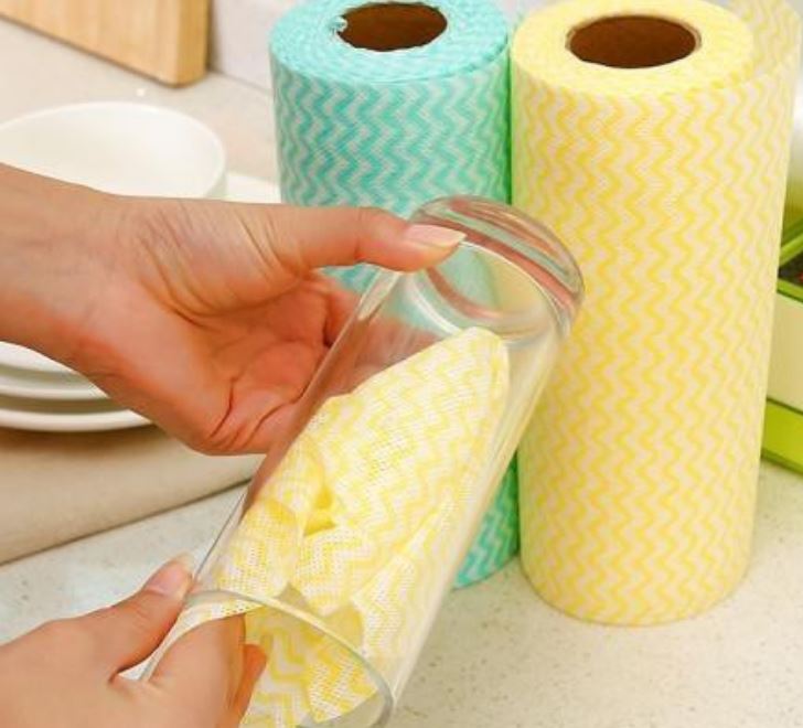 Cuộn Giấy Vải , Khăn Lau Đa Năng Tiện Dụng