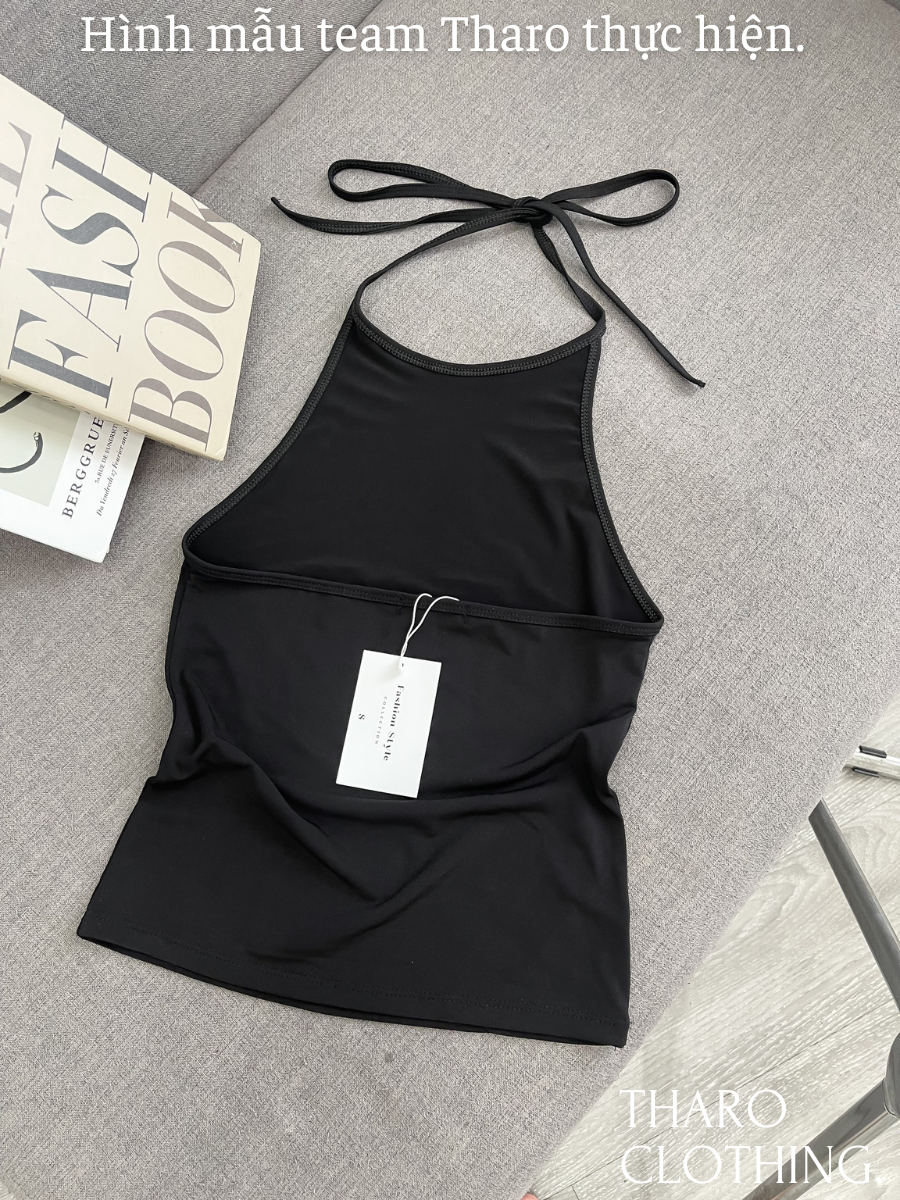 Áo Yếm Cổ Tròn Cột Dây, Dáng Dài - Tharo Clothing [AO00187]