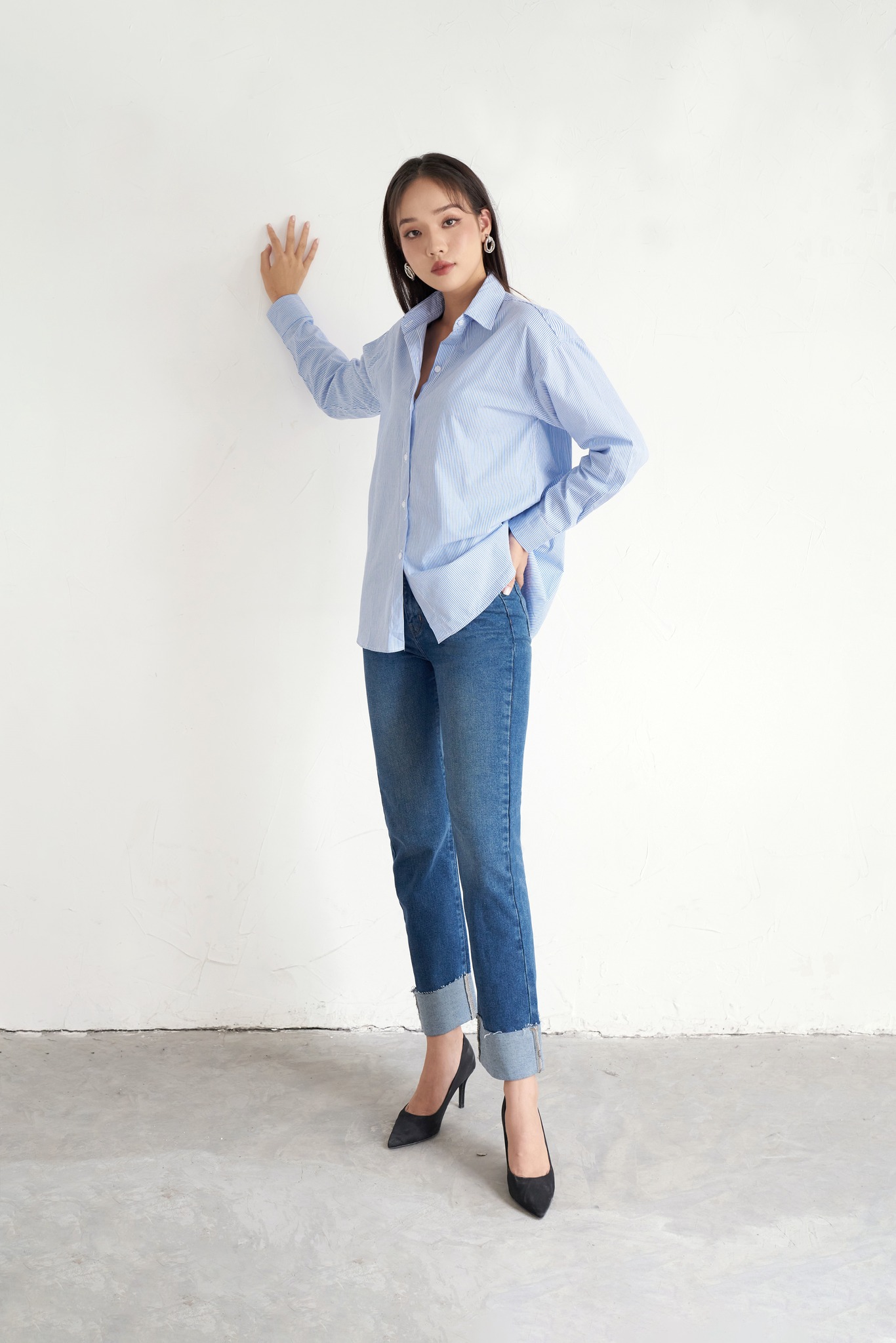 OLV - Áo sơ mi Bella Stripped Shirt
