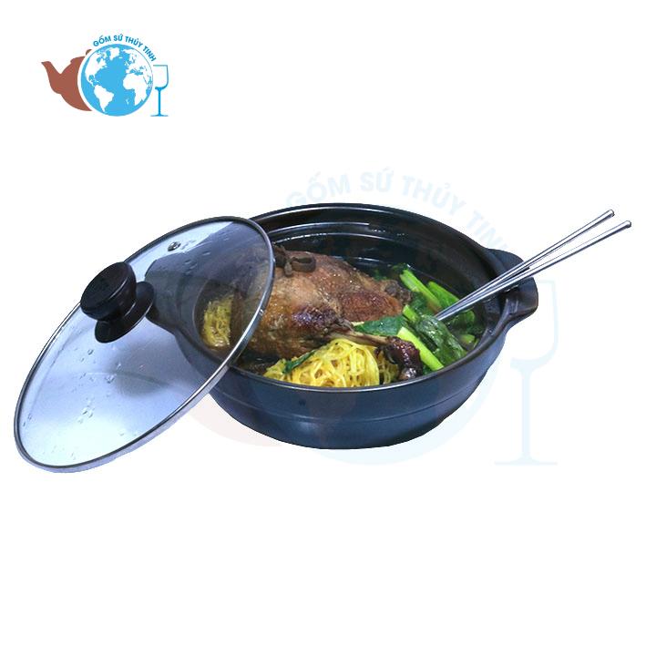 [HCM]Nồi đất kho thịt - hầm canh thơm ngon cao cấp - Nồi 1.2l