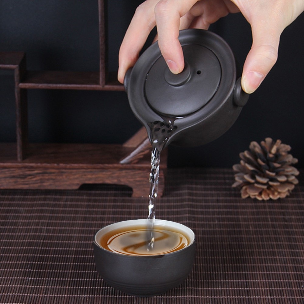 Unique Tea Set with Purple Sand Clay, the Quintessence of Tea Ceremony
