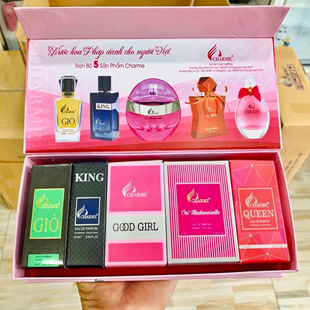 Set 5 chai nước hoa mini xin