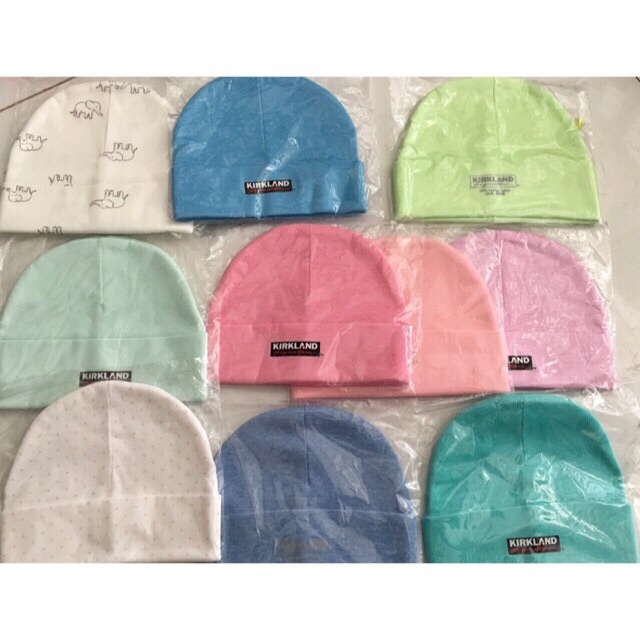 Nón sơ sinh cotton 2 lớp