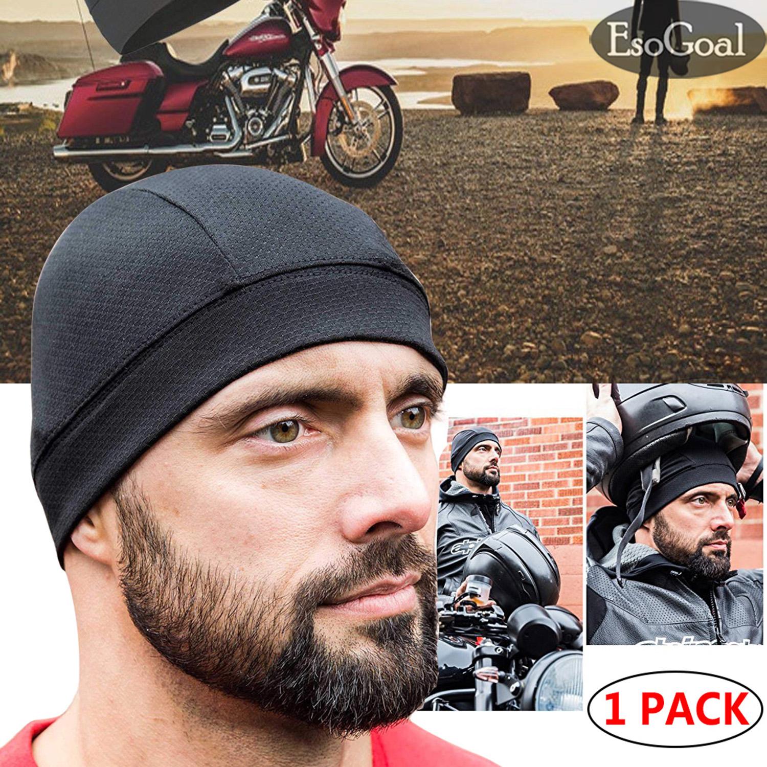 EsoGoal Under Helmet Liner Motorcycle Head Cover Skull Cap Quick Dry