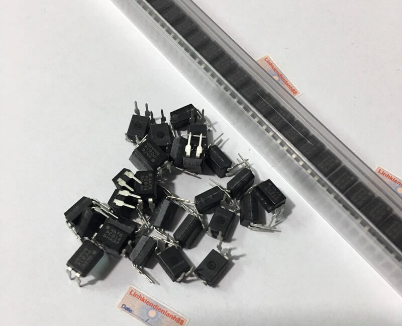 (10 con) Photo quang cắm(opto) PC814 dip-4 mới, chính hãng Sharp