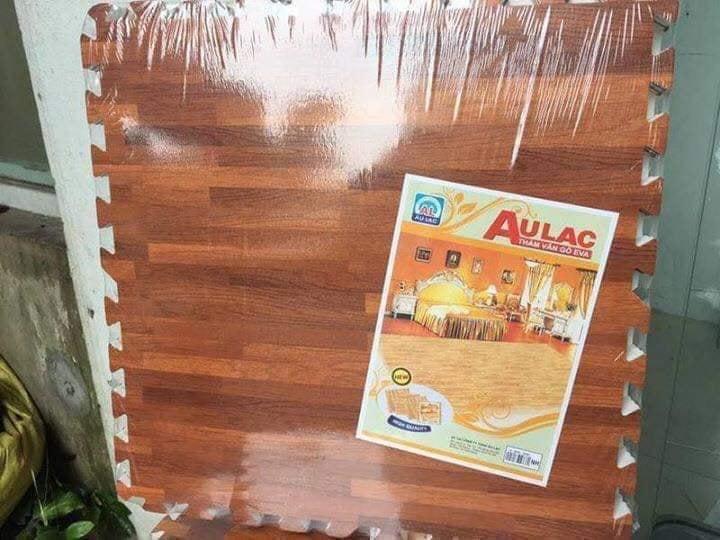 Thảm xốp vân gỗ Âu lạc xịn