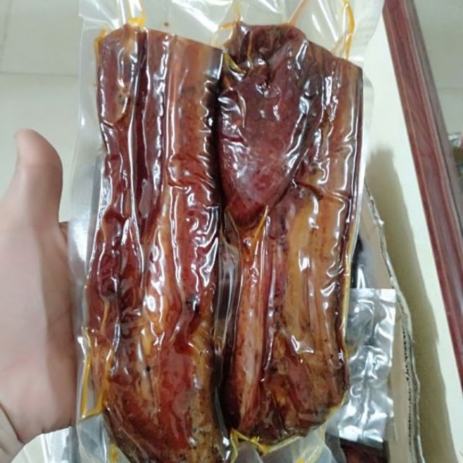 sỉ toàn quốc 1kg thịt cheo thịt sấy thịt ba chỉ cheo thịt hun khói thịt xông khói