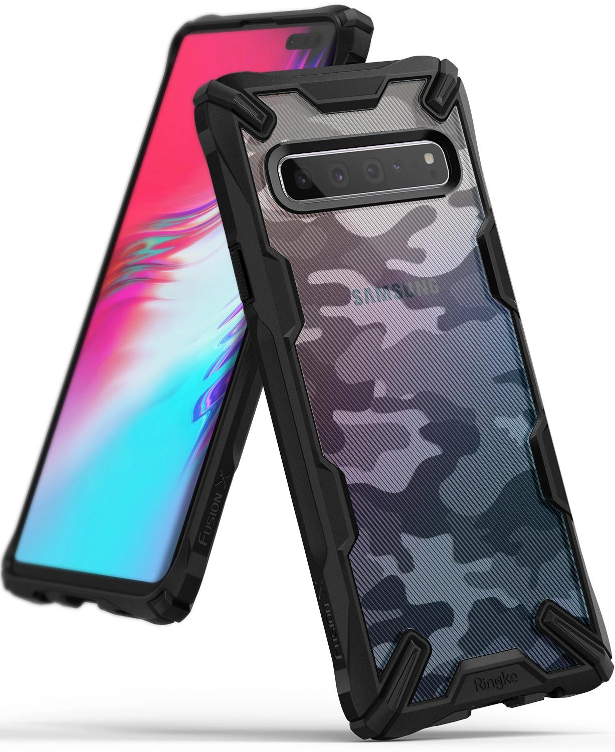 Ốp lưng Galaxy S10 và S10 5G Ringke Fusion X Hàn Quốc