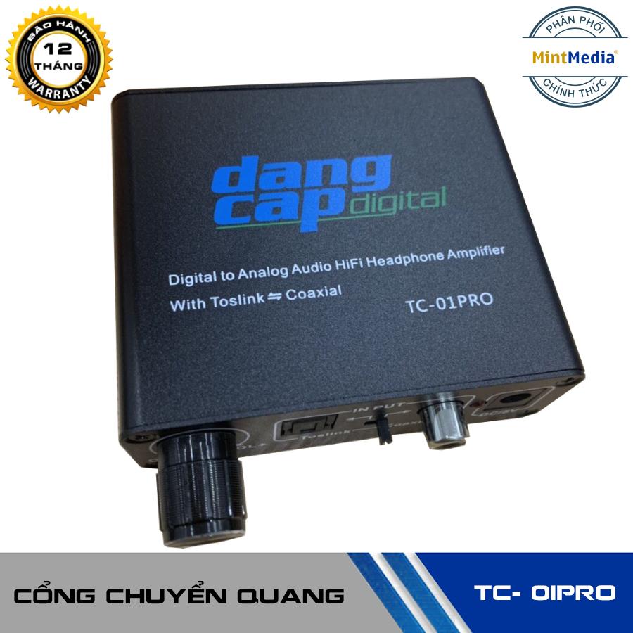 Bộ chuyển âm thanh tv 4k quang optical sang audio av ra amply + cáp optical