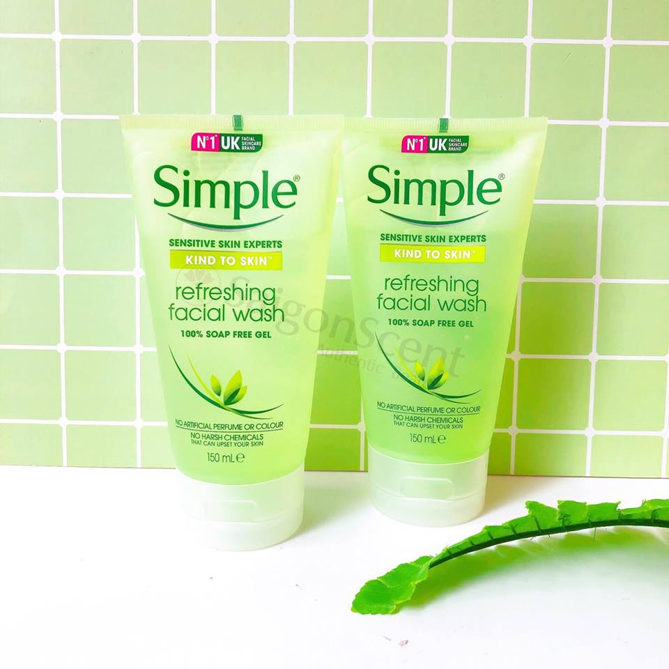 [HCM]Sữa Rửa Mặt Dạng Gel Simple Refreshing  – LQ154
