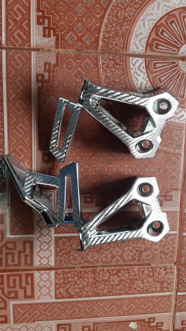 cặp ốp gác chân sau mạ crom xe winner
