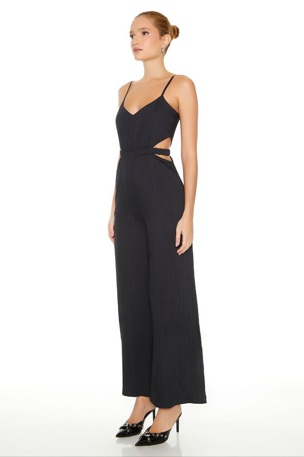 Jumpsuit Ống Rộng Cutout