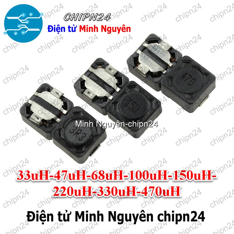 [3 cái] (K206) Cuộn Cảm Dán CD74R (7.3x7.3mm) (33uH/47uH/68uH/100uH/150uH/220uH/330uH/470uH) - [Chọn Loại] - HHH.00375