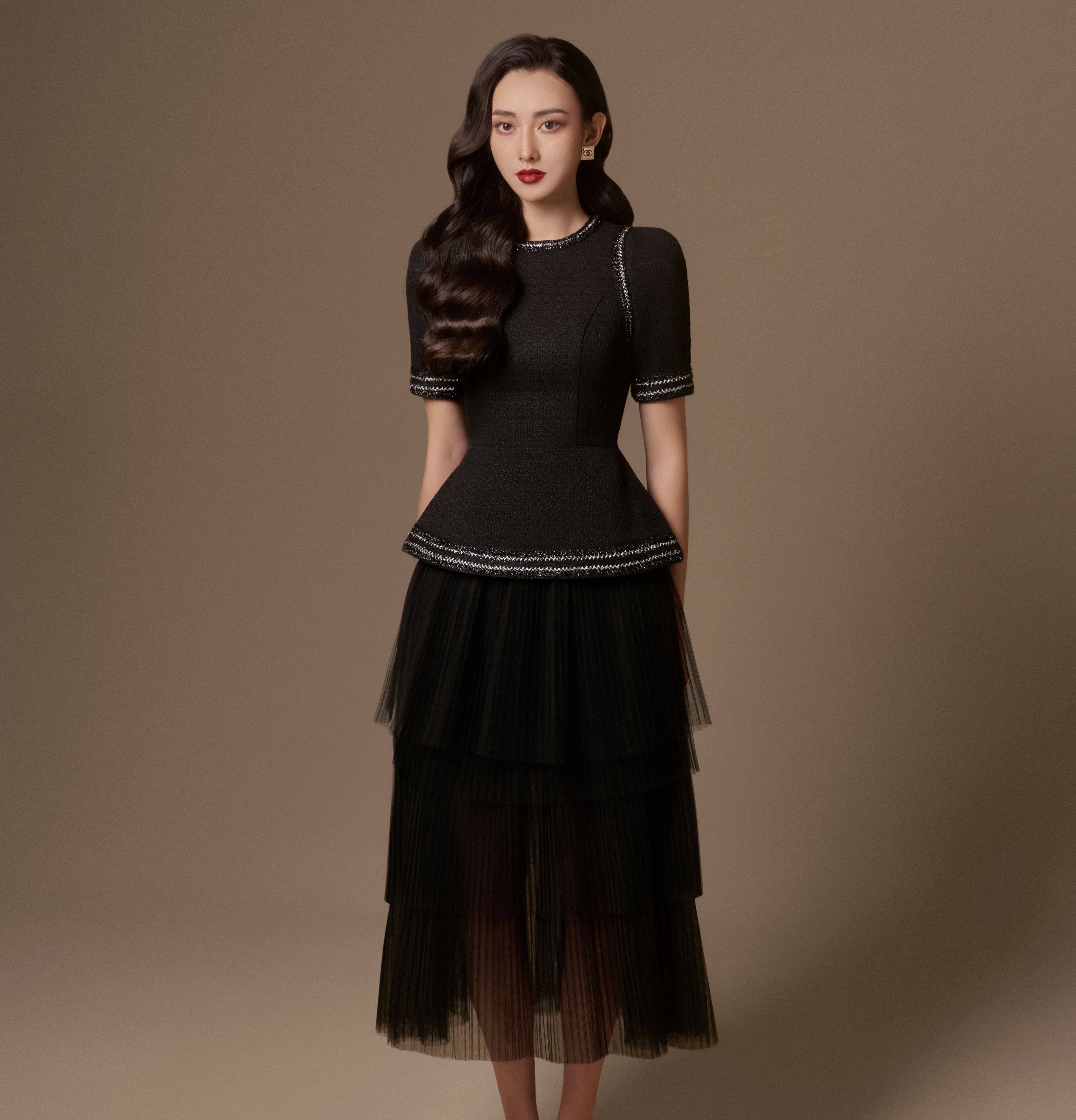 Áo Kiểu Nữ Ngắn Tay Beloved - Ashley Round Neck Top