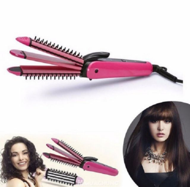 Lược Điện Làm Tóc 3in 1 Đa Chức Năng