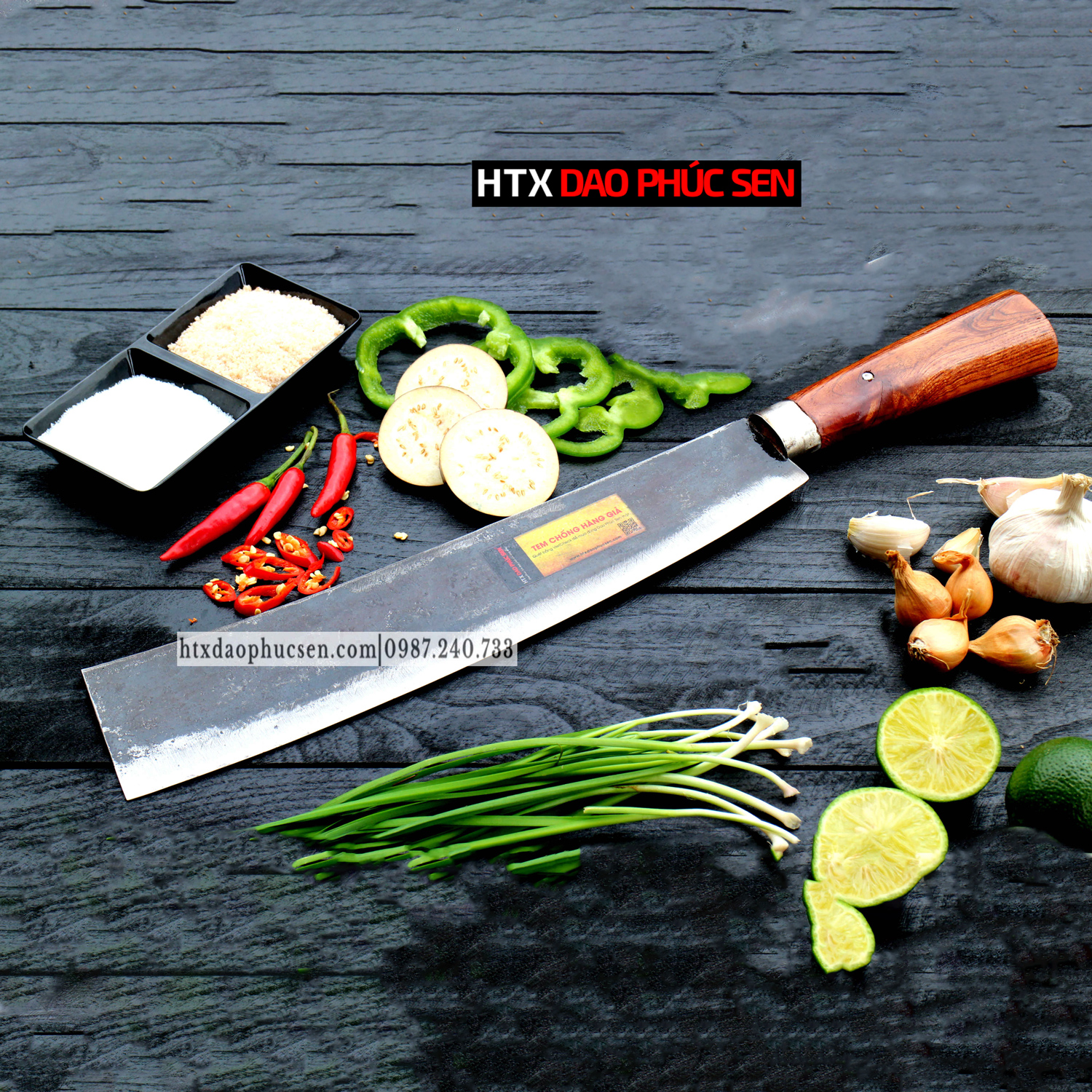 Dao phúc sen tông chặt gà mới
