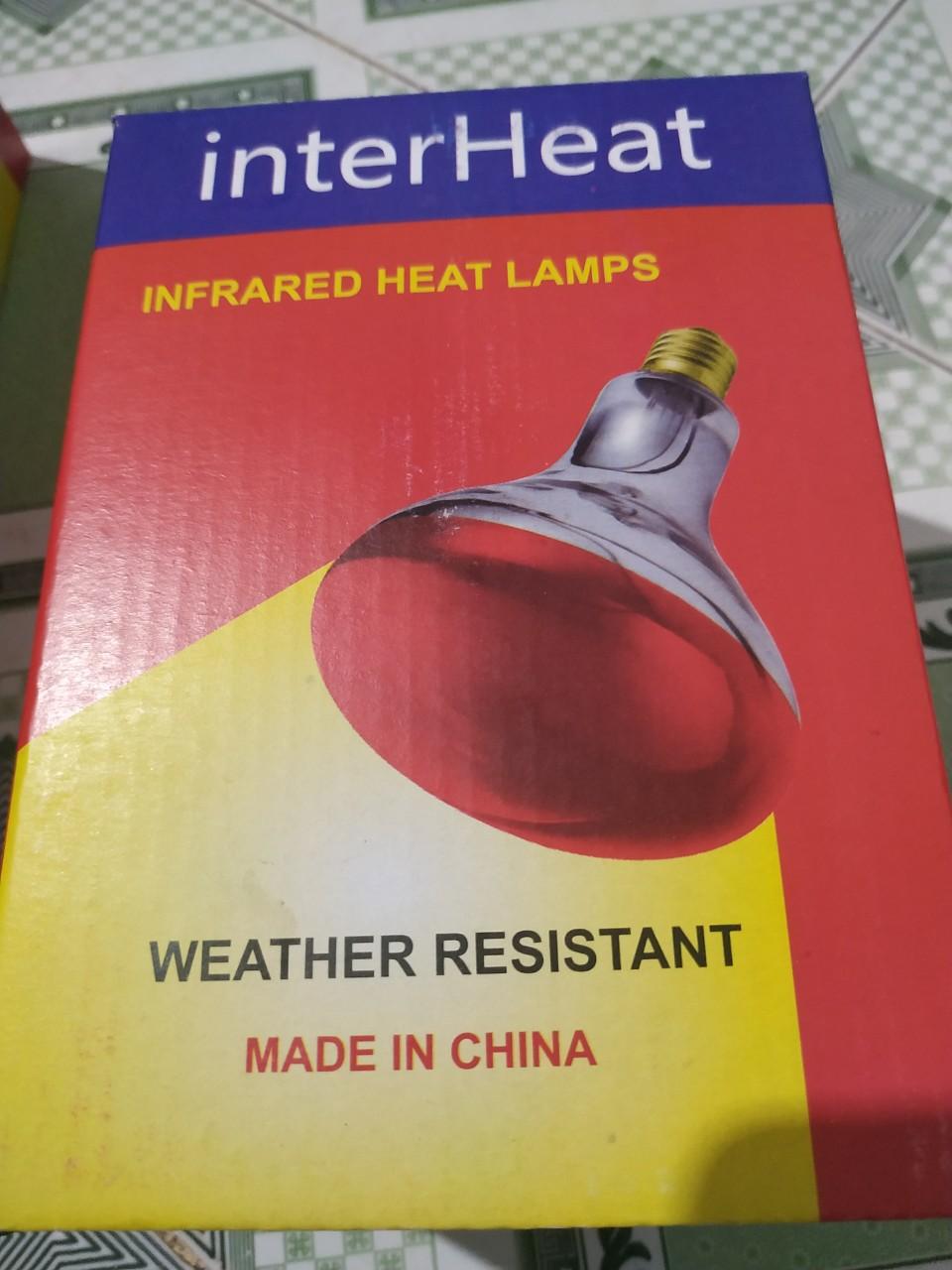 Bóng đèn Hồng ngoại sưởi ấm Thú y cao cấp 100w + tặng 1 đui sứ