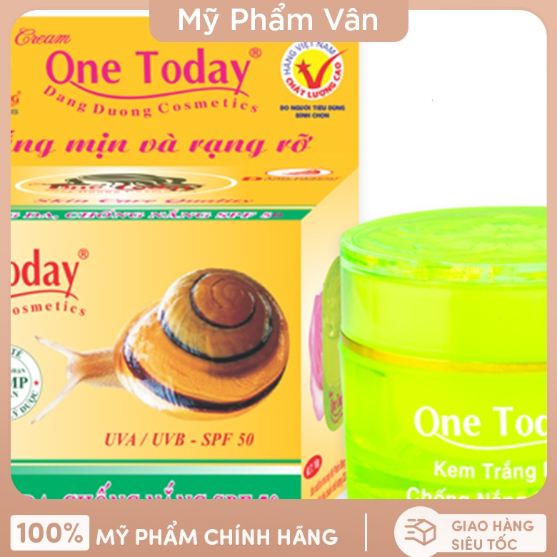 [HCM] [Chính hãng] KEM ONE TODAY TRẮNG DA CHỐNG NẮNG SPF 50 8g