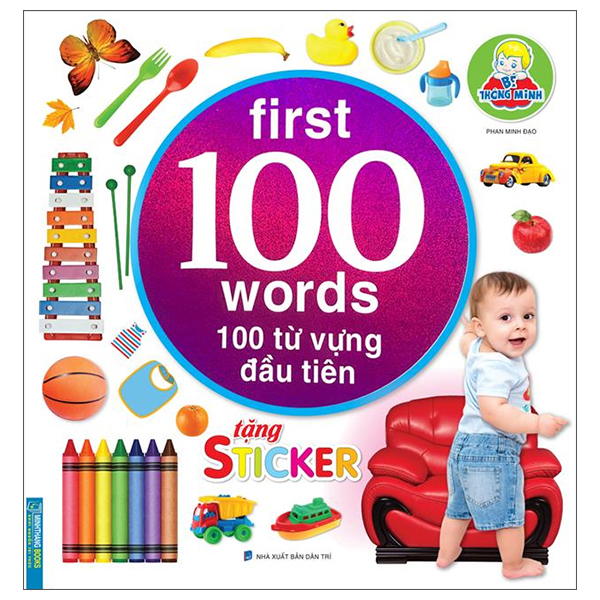 Fahasa - bé thông minh first 100 words - 100 từ vựng đầu tiên