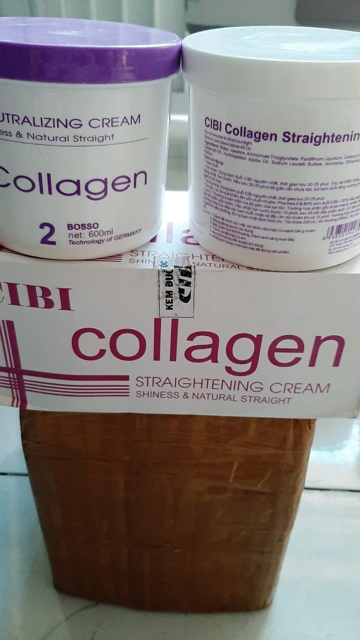 Thuốc duỗi Collagen Cibi 500ml siêu thẳng