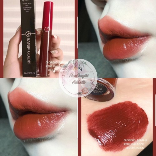 Son Kem Lì Giorgio Armani Lip Maestro Liquid Matte Lipstick-209 Pazzalo |  